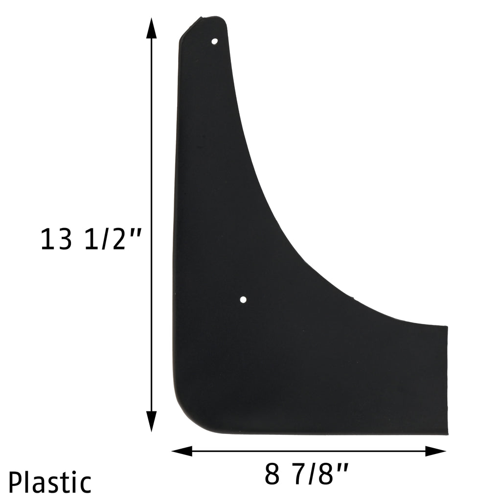 2020-2027 C8 Rear Splash Guards - Molded