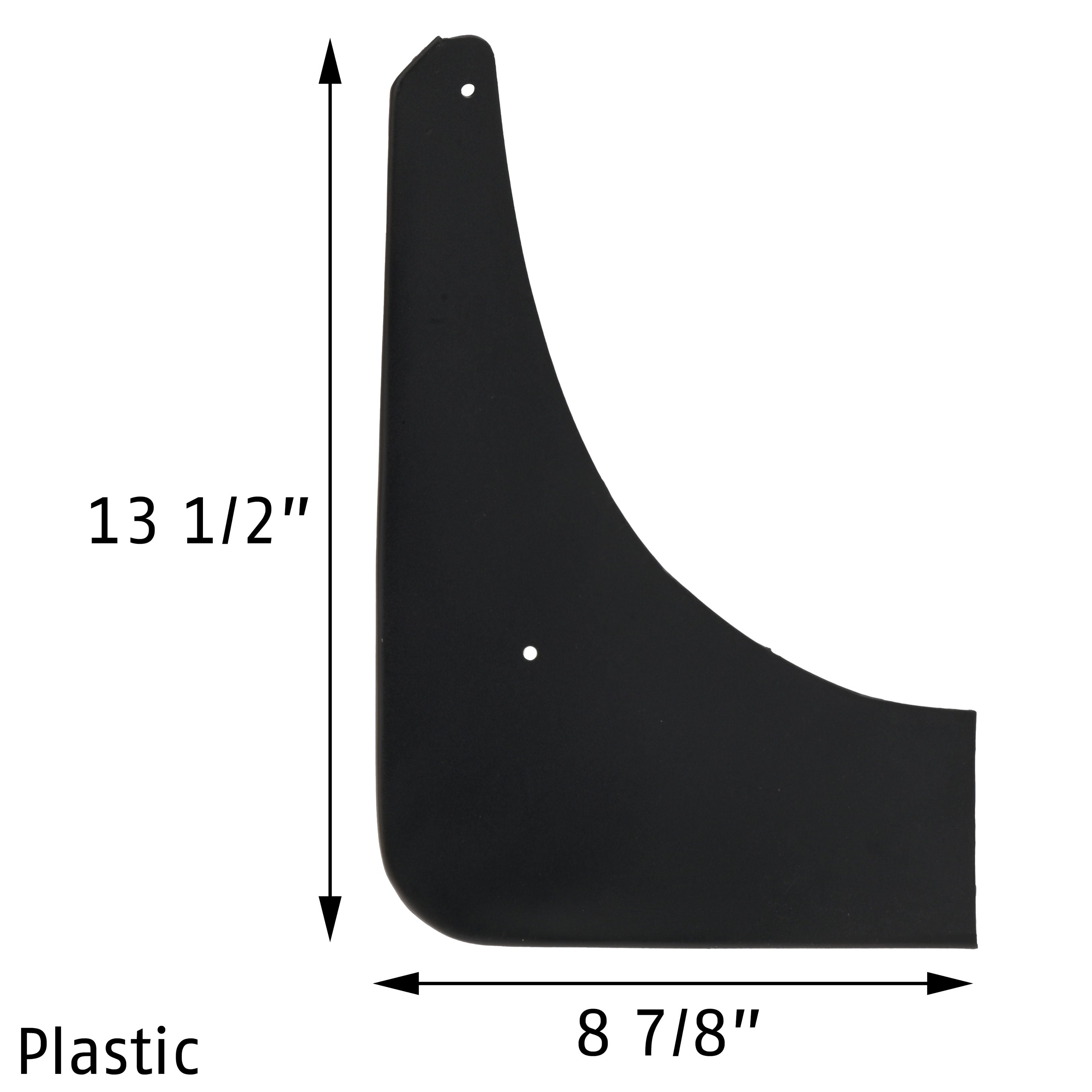 2020-2027 C8 Rear Splash Guards - Molded