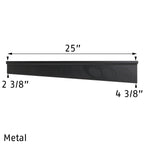 1997-2004 C5 Door Sill Covers with Carbon Fiber Insert - Black