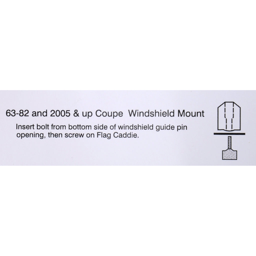 1963-1982 Parade Flags - Windshield Mount