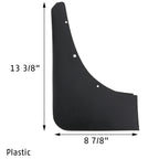 1990-1995 C4 ZR-1 Rear Splash Guards - Molded