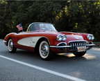 1956-1962 C1 Parade Flags - Deck Lid Mount