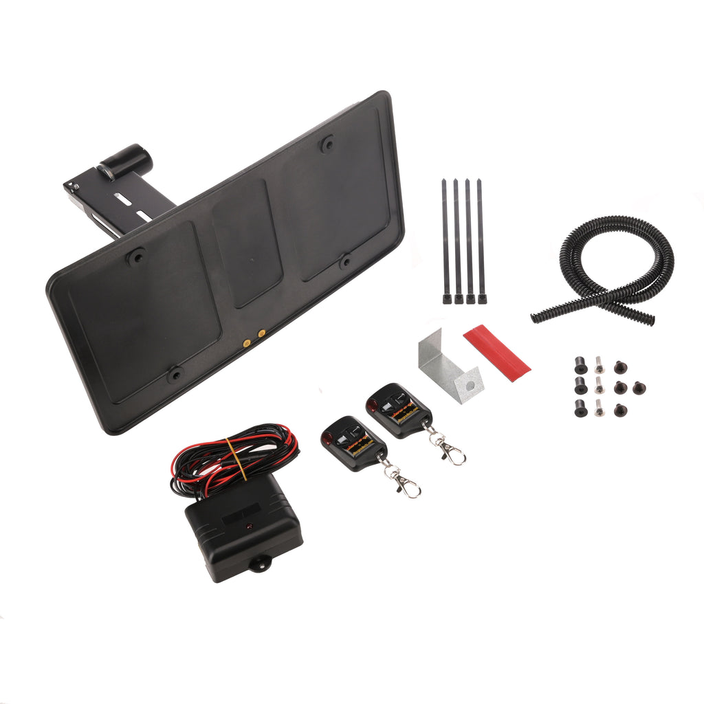 1997-2013 Retractable License Plate Bracket - Powered