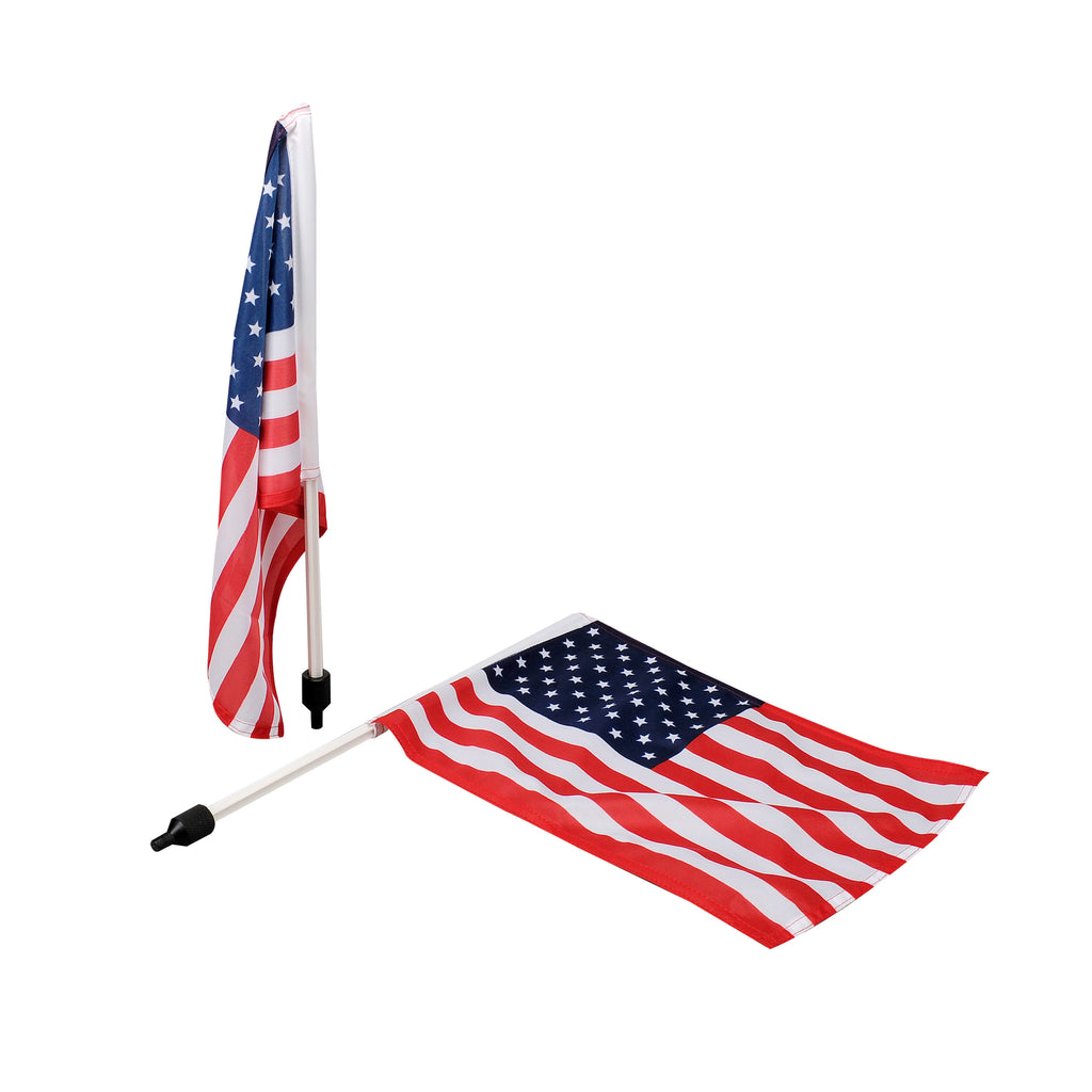2014-2019 C7 Parade Flags - Coupe - Windshield Mount