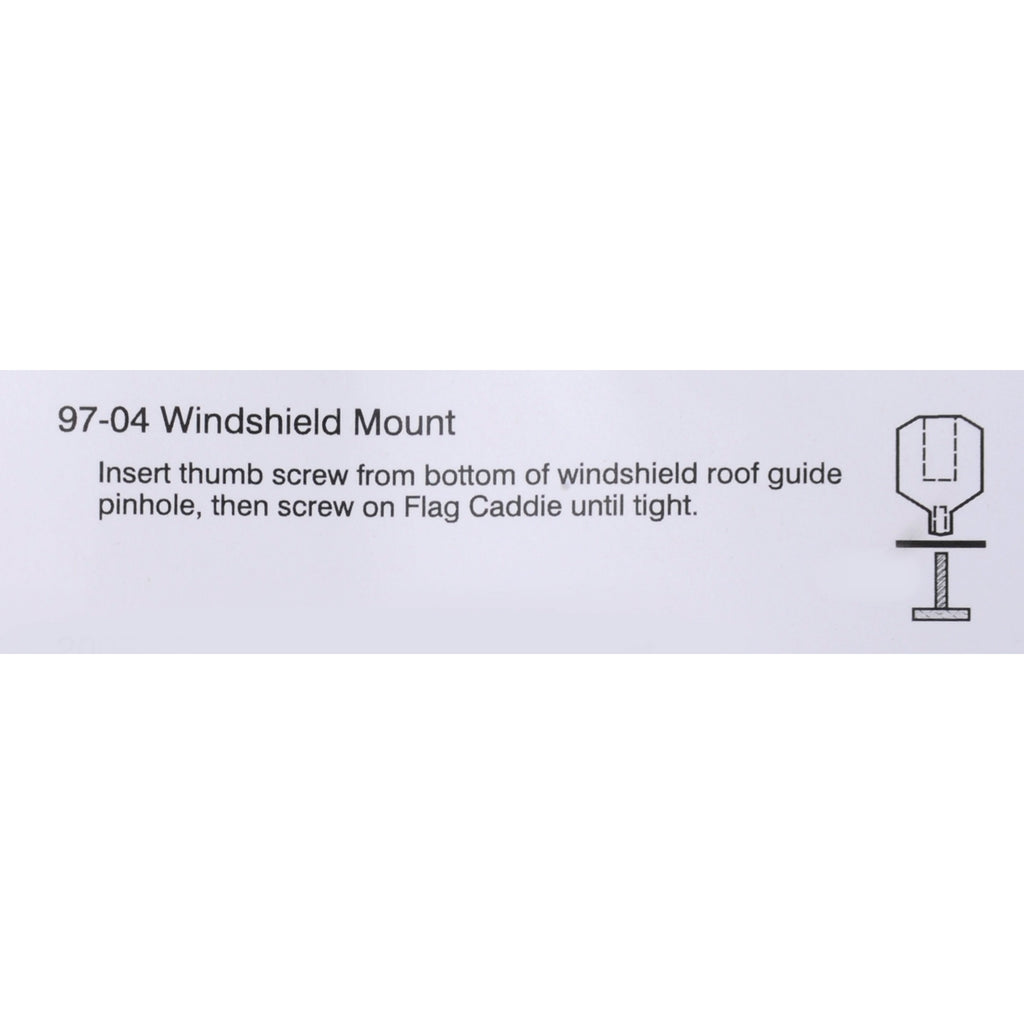 1997-2004 C5 Parade Flags - Windshield Mount