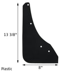 1991-1996 C4 Front Splash Guards - Molded