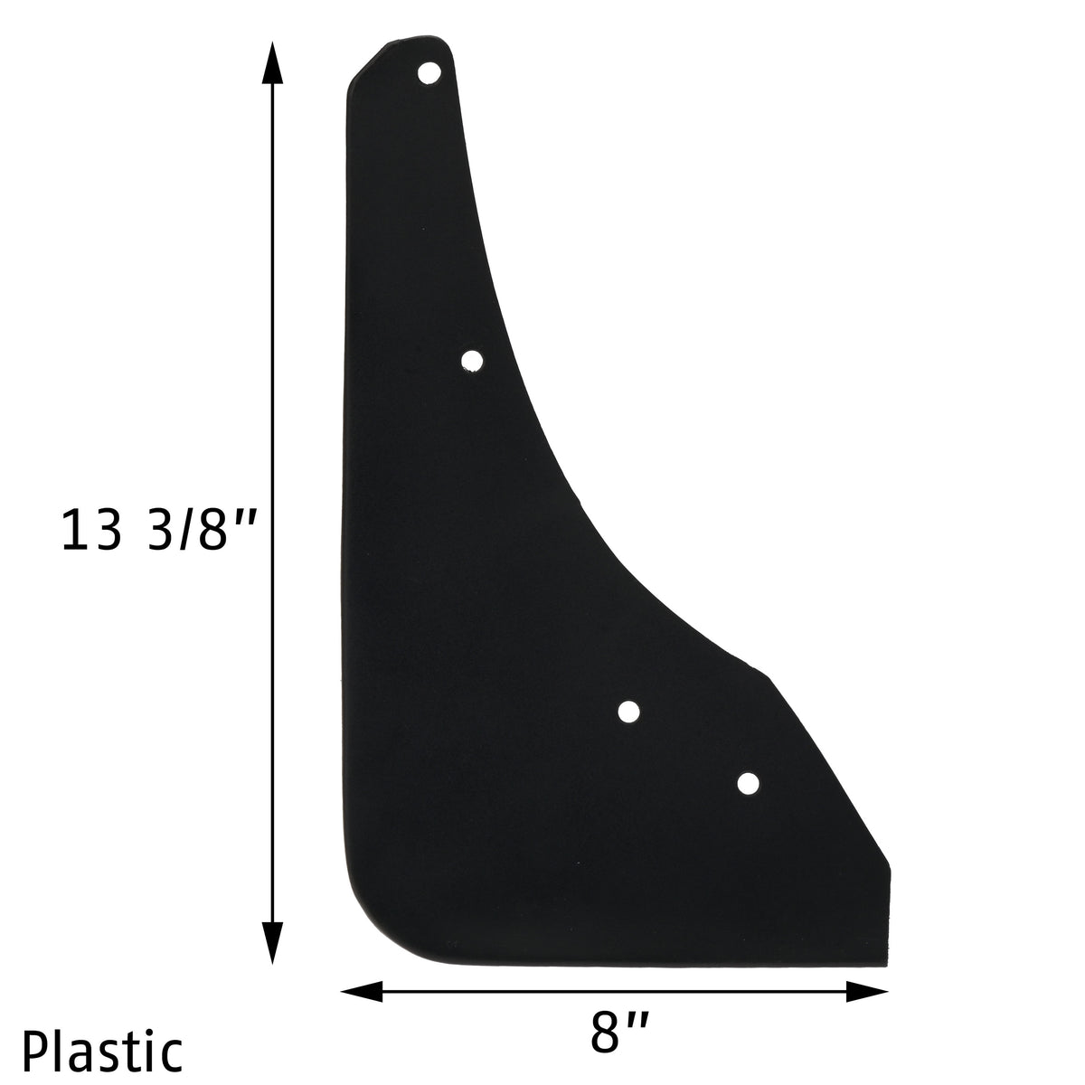 1991-1996 C4 Front Splash Guards - Molded